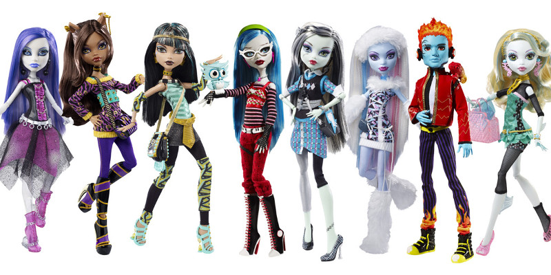 monster high barbie dolls